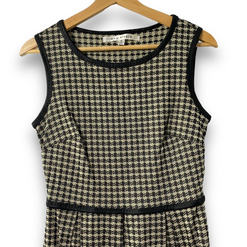 Max Studio Houndstooth Sleeveless Dress Size S - Picture 6 of 7